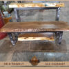 میز تلویزیون روستیک ترکیبی چوب سنجد و گردو