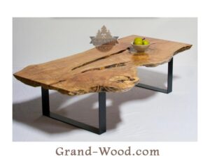 میز چوبی تنه درخت برای پذیرایی
