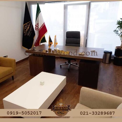 میز مدیریت چوبی مدرن