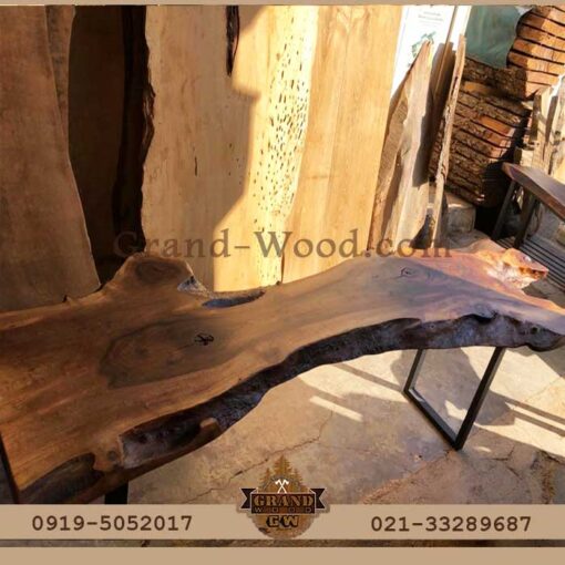 قیمت میز و نیمکت چوبی تنه درختی