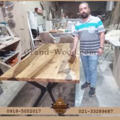 ساخت میز ناهار خوری چوبی جدید