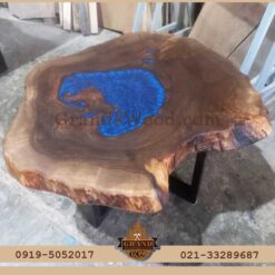 جلو مبلی روستیک جوب گردو
