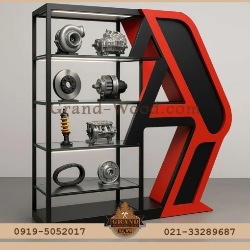 سفارش استند باکس نمایشگاهی در کارگاه نجاری