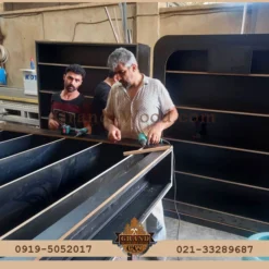 خرید باکس استند استفاده کاور ام دی اف مشکی سوپر مات