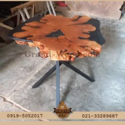 میز ناهارخوری ۴ نفره روستیک اسلایس کالباسی توسکا
