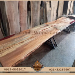 میز کنفرانس روستیک چوب توسکا ابلغ 2 تیکه
