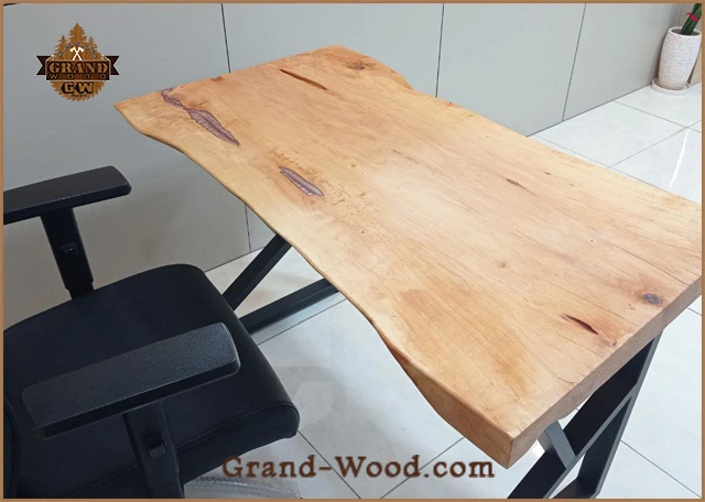 میز کار چوبی روستیک