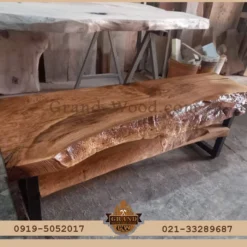 سفارش میز تلویزیون روستیک دو طبقه