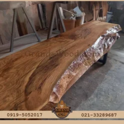 خرید میز تلویزیون روستیک دو طبقه